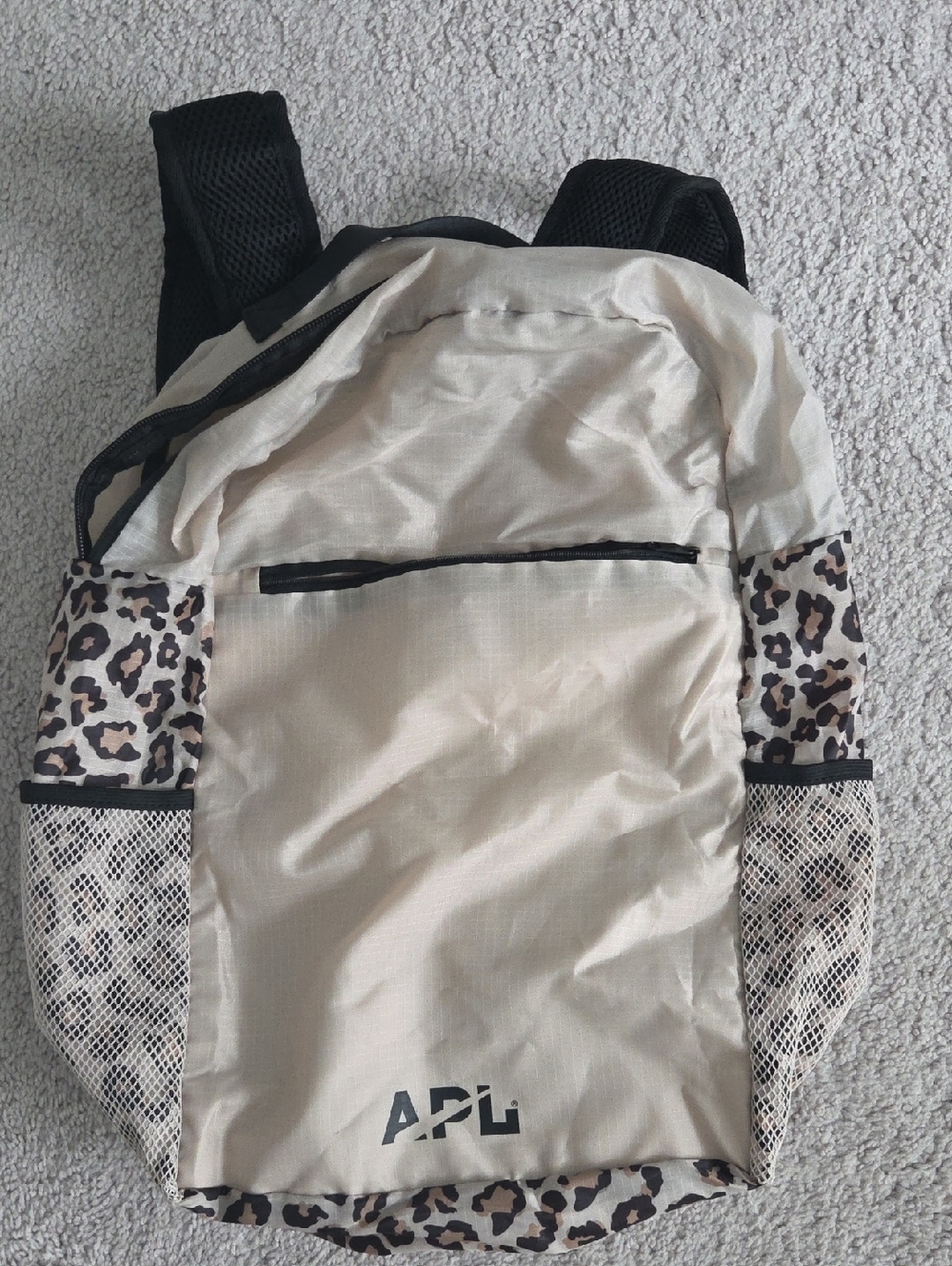 NWOT APL Backpack with Leopard Print Accents